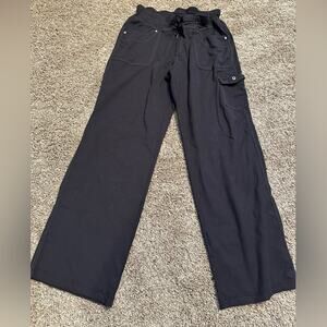 Kuhl Elastic Band Black Drawstring Pants Wonens 14 Regular EUC